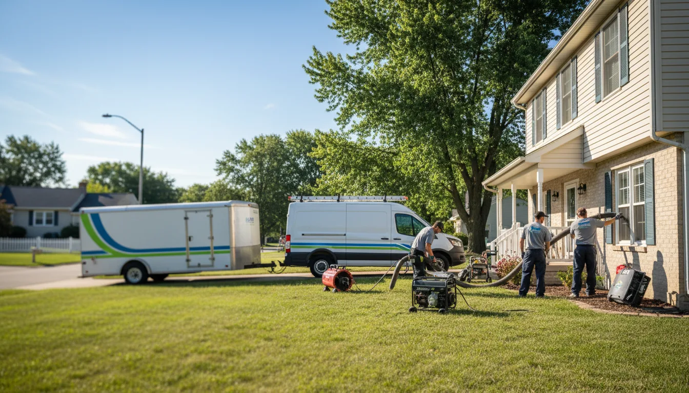 Flooded Basement Restoration And Cleanup With Repair in Eudora, KS near me